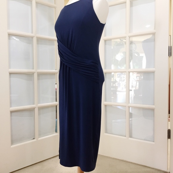 Fabletics Navy Blue Sleeveless Jersey Tank Dress XS - Picture 4 of 13